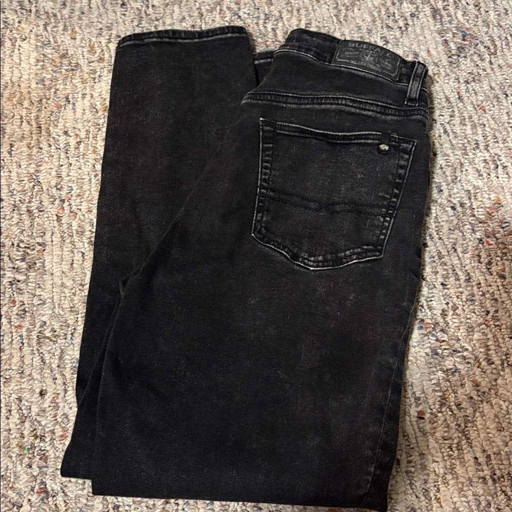 Buffalo David Bitton Charcoal Denim Pants